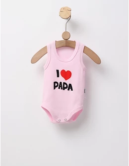 Body maiou I LOVE PAPA roz