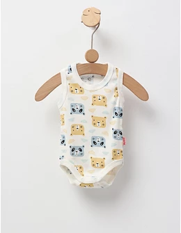 Body maiou petit bebe, Ursuleti alb