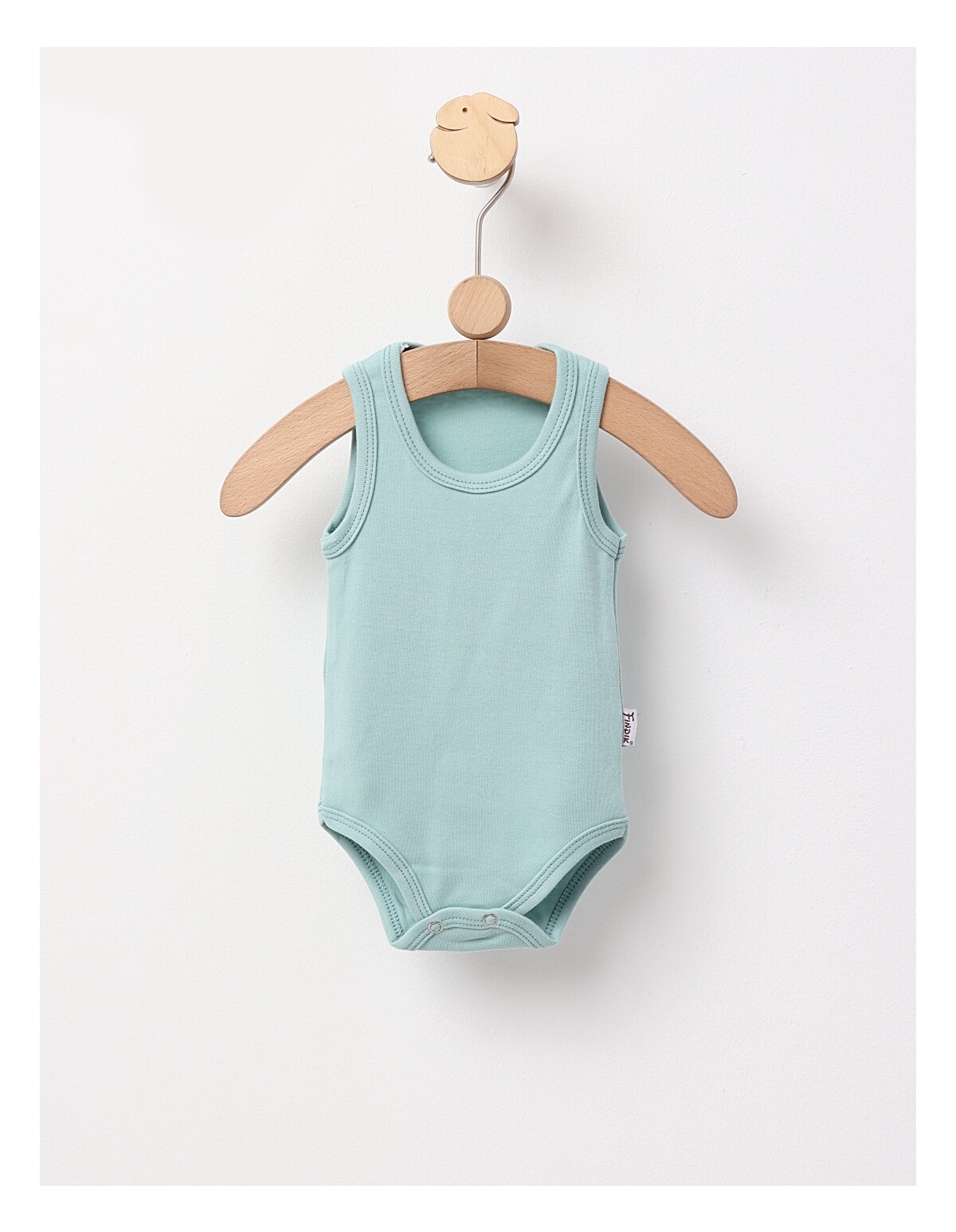 Body maiou simplu, model verde
