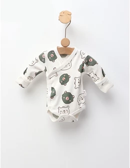 Body ML, Ace trase, Bear Face, alb-verde