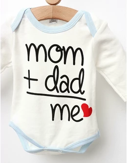 Body ML Mom + Dad = Me model alb-blue