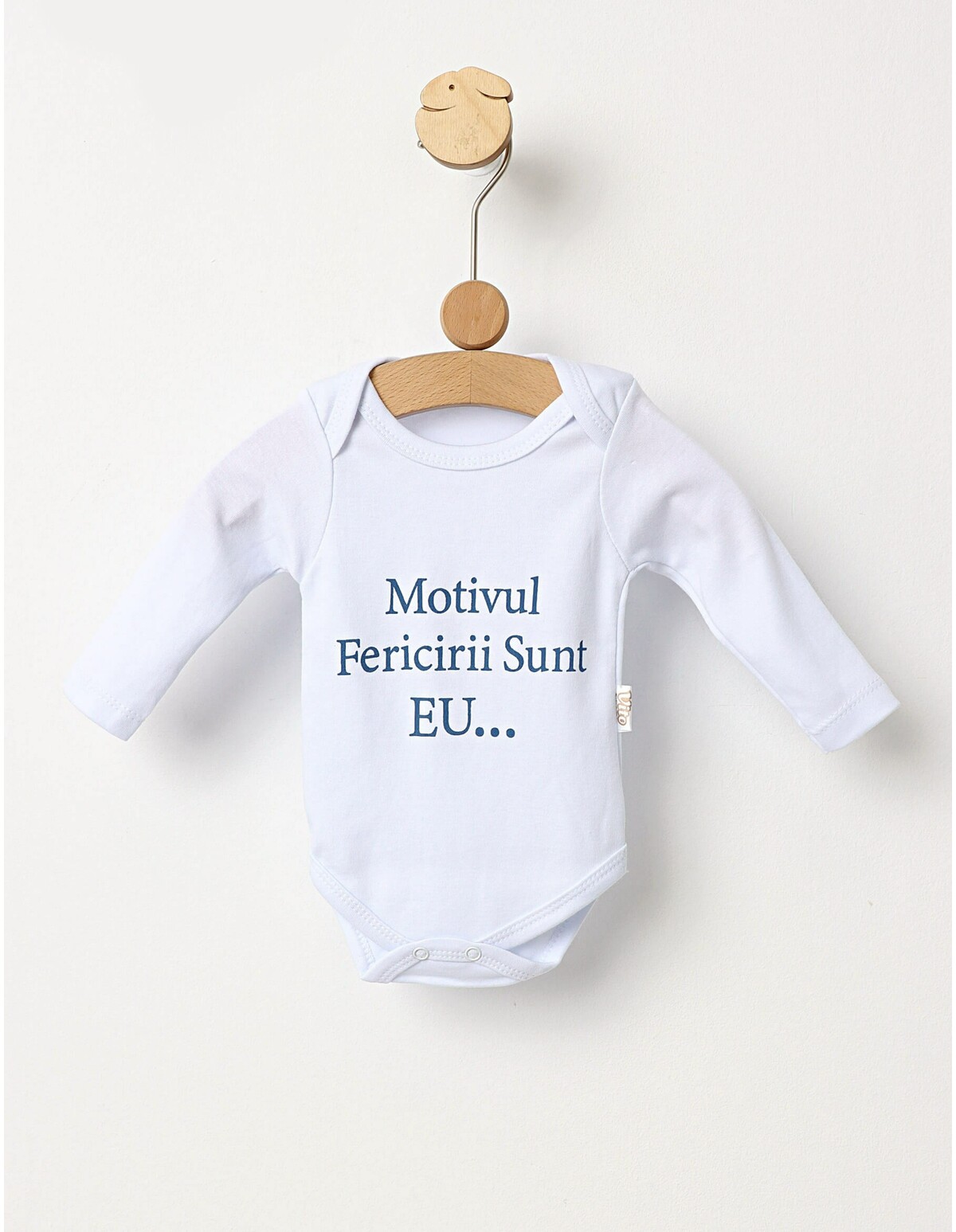 Body Motivul fericirii sunt eu alb-albastru