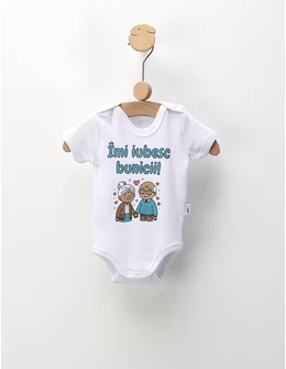 Body MS, Imi Iubesc Bunicii, alb-albastru