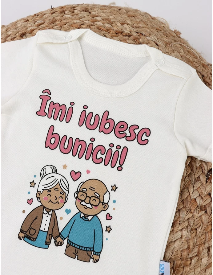 Body MS, Imi Iubesc Bunicii, ecru-roz picture - 3
