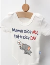 Body MS, Mama zice NU, Tata zice Da!, ecru-albastru picture - 2