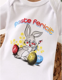 Body Paste Fericit, Bunny&Eggs, alb