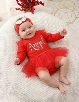 Body stil rochita cu bentita, Angel, rosu