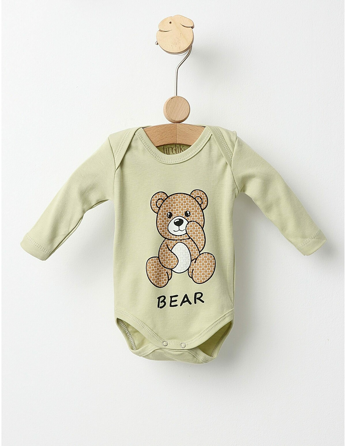 Body Ursul Teddy model verde-fistic