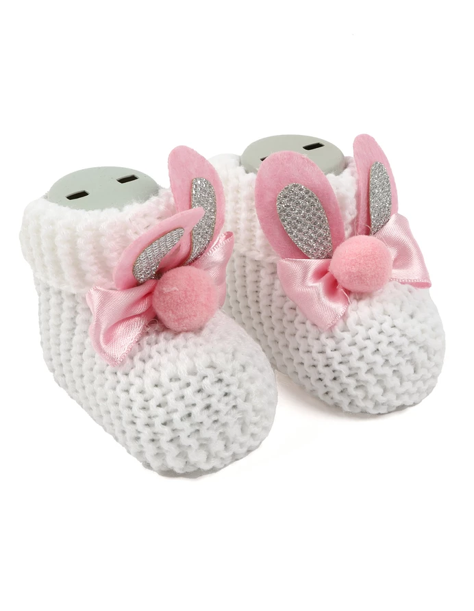 Botosei acrilic cu urechiuse model alb picture - 3