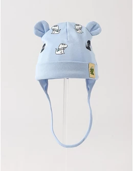 Caciulita copii, dinozauri, model bleu