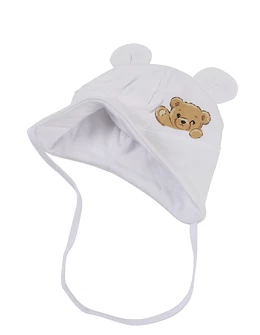 Caciulita copii, Say Hy Bear, model alb