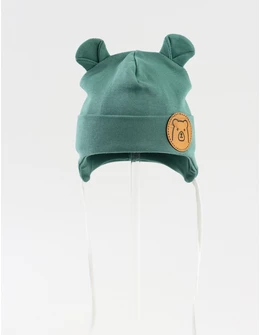 Caciulita copii, Urs-urechiuse, model verde