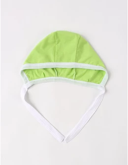 Caciulita stil TICHIE, bumbac glat, verde-deschis