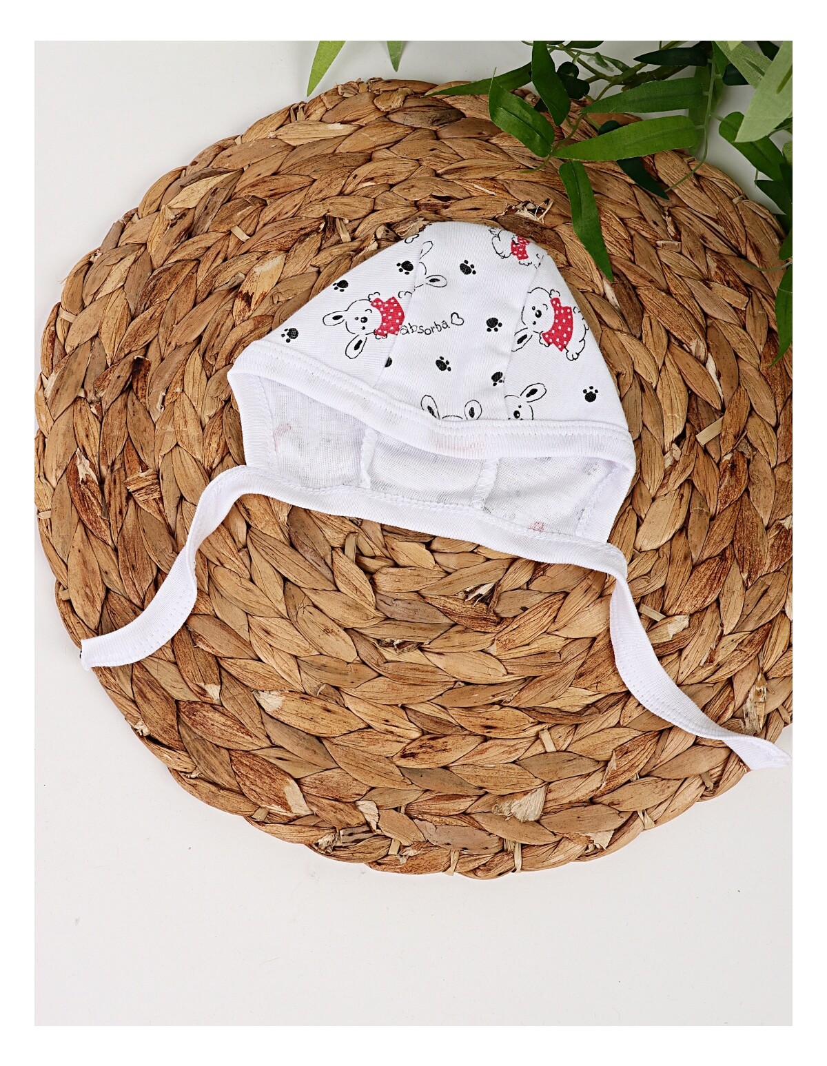 Caciulita stil TICHIE imprimeuri AB Rabbit, negru