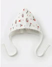 Caciulita stil tichie, Love Mom Dad, cu rosu picture - 1