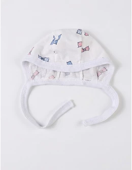 Caciulita stil TICHIE model alb fundite