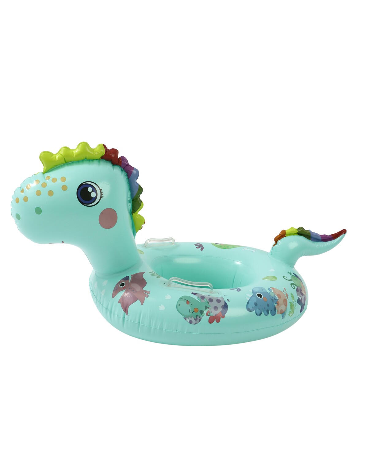Colac gonflabil copii unicorn bleu 90 x 57 cm