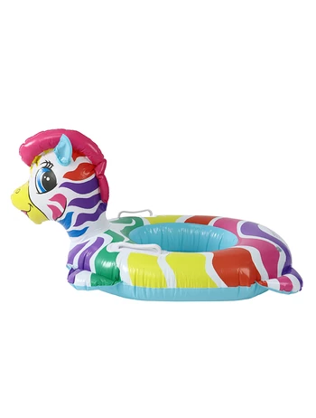Colac gonflabil copii zebra bleu 63 x 45 cm picture - 2