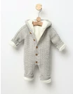 Combinezon Crosetat Winter Sky imblanit gri picture - 7