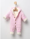Combinezon Crosetat Winter Sky imblanit roz picture - 7