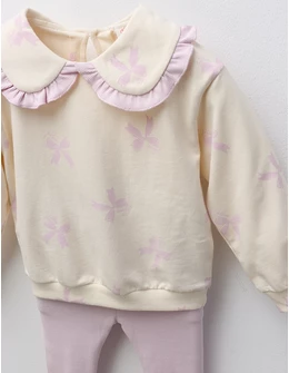 Compleu 2 piese fetite fundite love mov