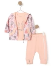 Compleu 3 piese BABY GIRL model coral 1