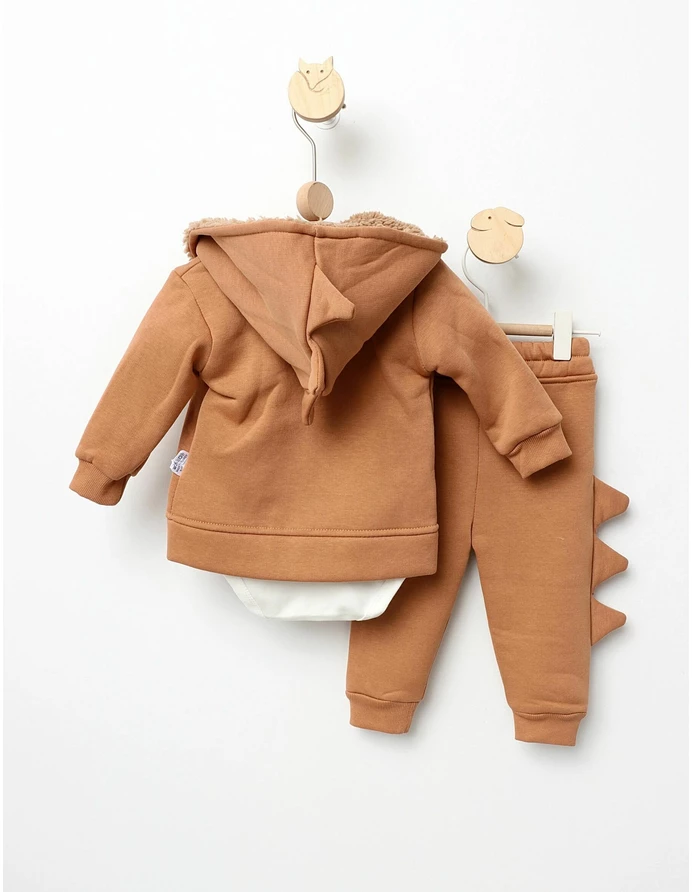 Compleu 3 piese Trex Dino model bej picture - 3