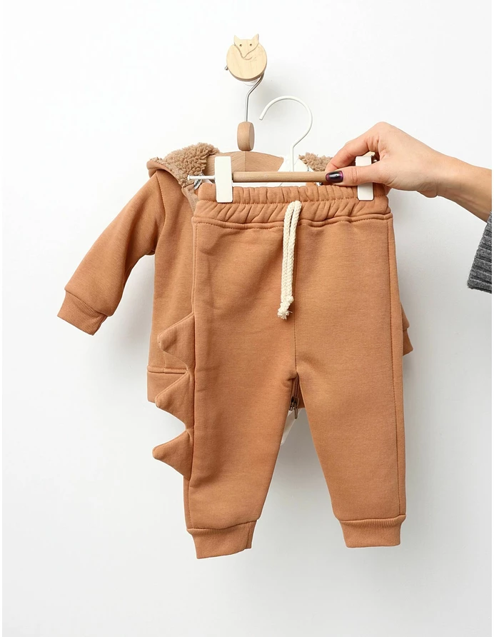 Compleu 3 piese Trex Dino model bej picture - 4