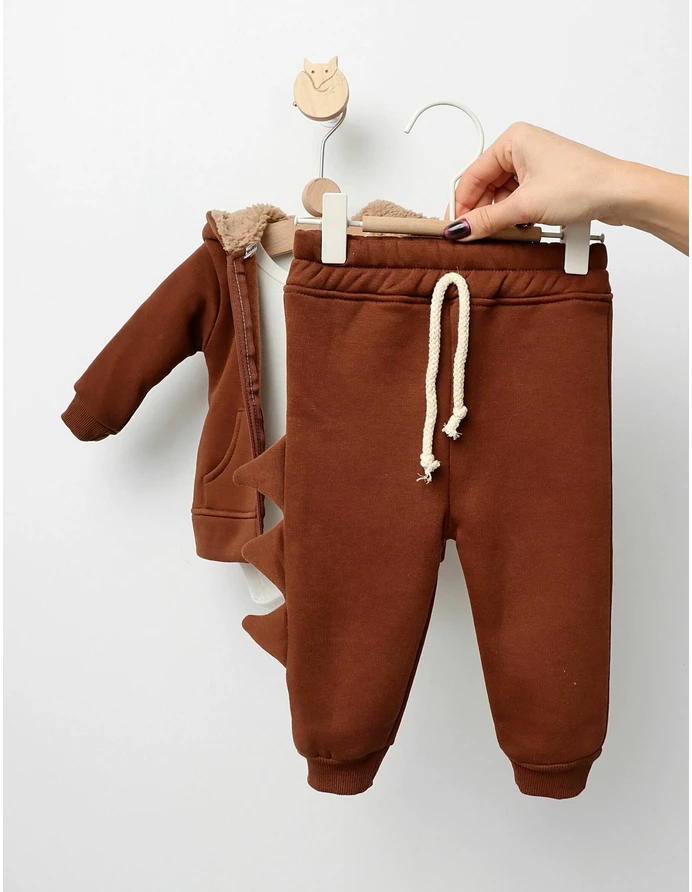 Compleu 3 piese Trex Dino model maro picture - 4