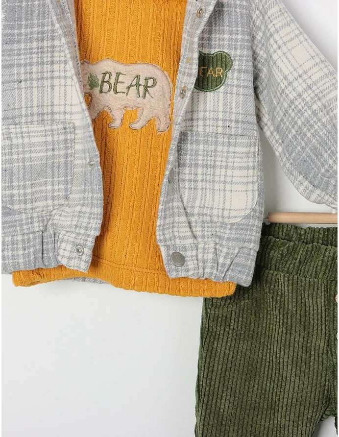 Compleu BEAR FOOT model galben picture - 3