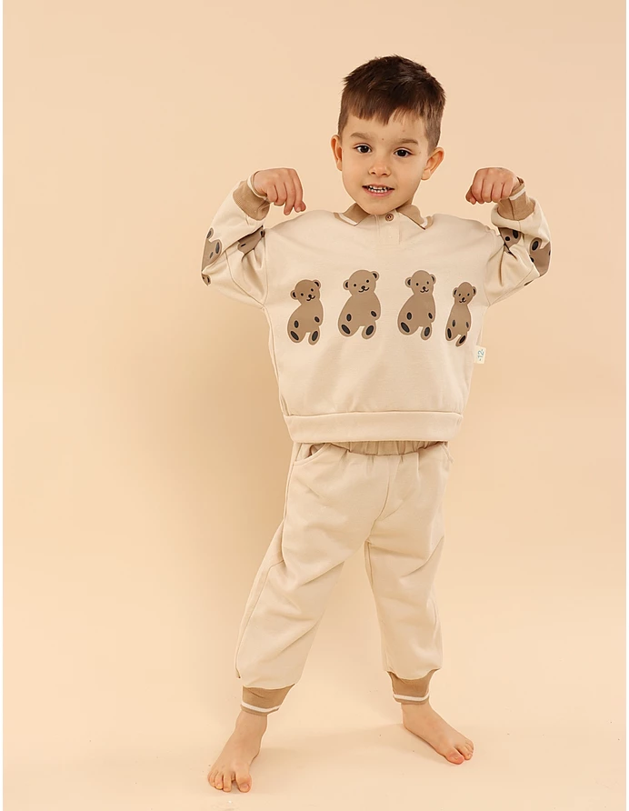 Compleu Best Bear Team model crem picture - 7