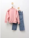 Compleu Bluza+Blug, For Hearts, roz picture - 5