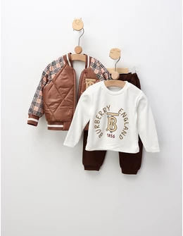 Compleu Burberry England, cu maro