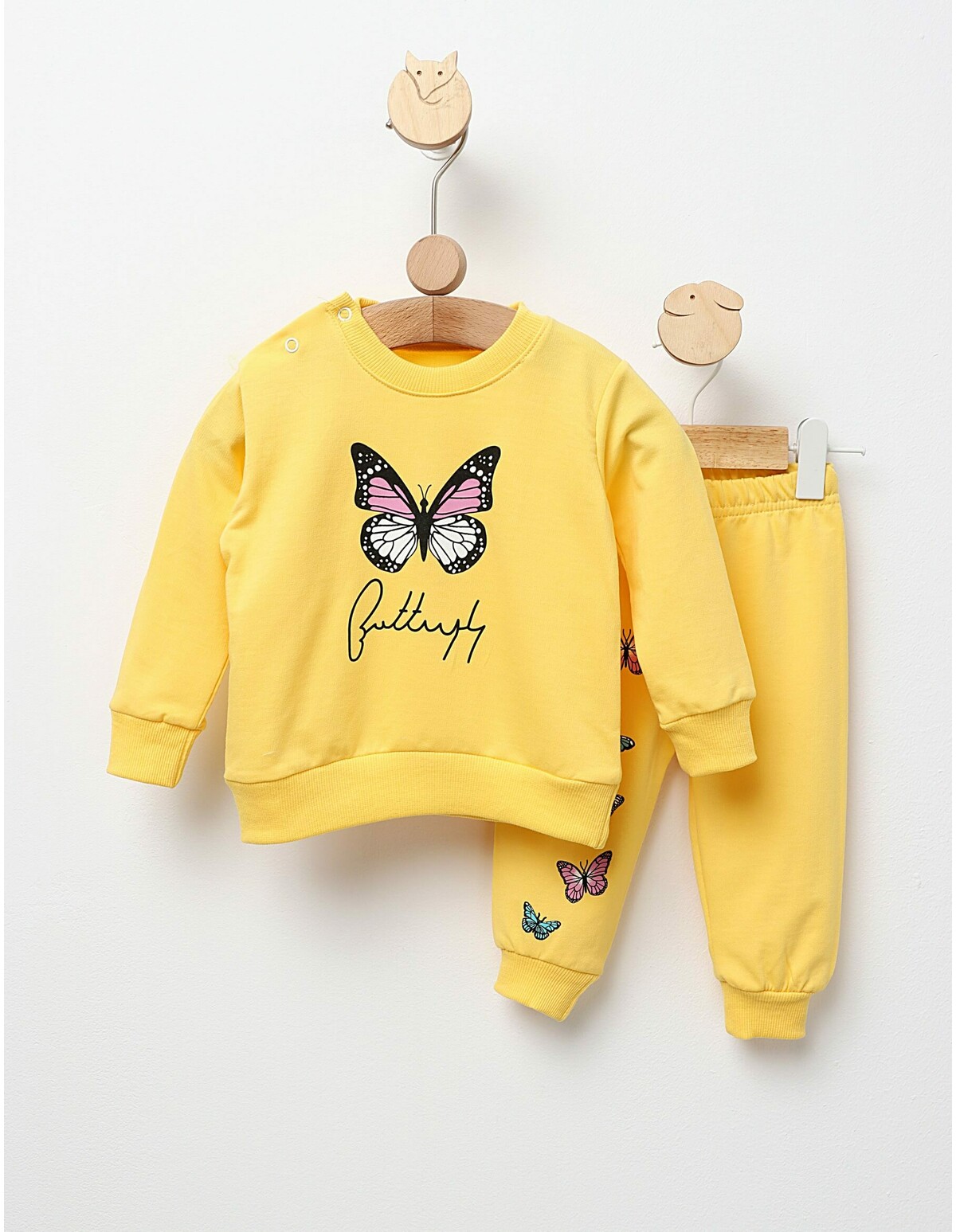 Compleu Butterfly model cu galben