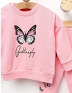 Compleu Butterfly model cu roz picture - 2