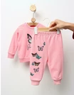 Compleu Butterfly model cu roz picture - 3