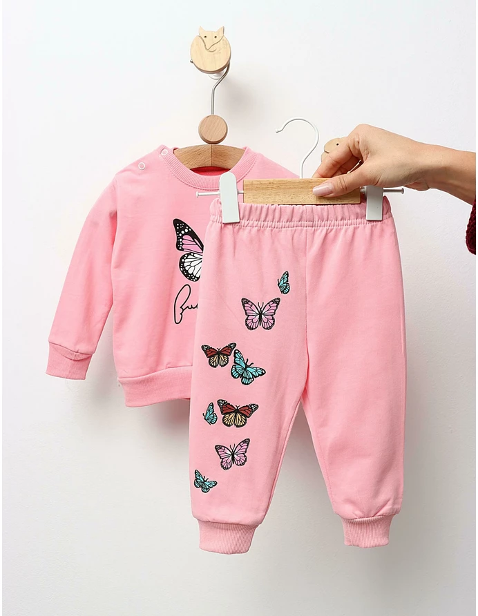 Compleu Butterfly model cu roz picture - 3