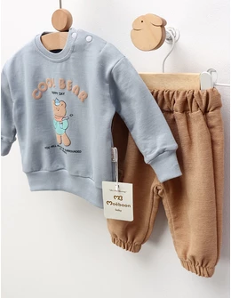 Compleu Cool Bear, cu albastru