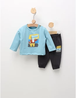 Compleu Crocodile, blue-gri