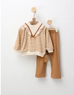 Compleu cu broderie Mada, model cu bej picture - 1