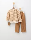 Compleu cu broderie Mada, model cu bej picture - 4