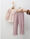 Compleu cu broderie Mada, model cu mov picture - 3