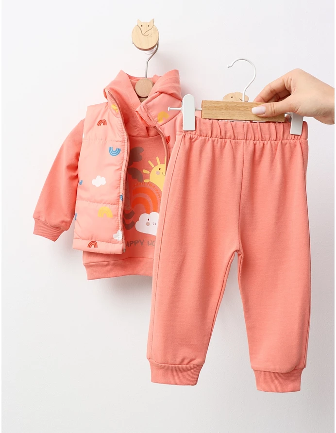 Compleu cu vesta Happy World, corai picture - 3