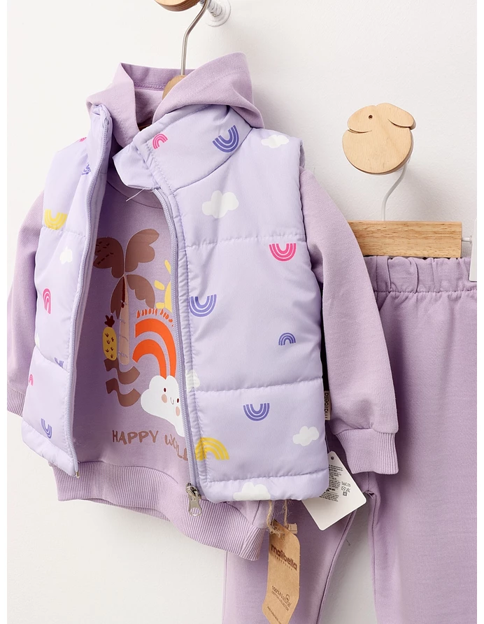 Compleu cu vesta Happy World, mov picture - 2