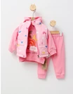 Compleu cu vesta Happy World, roz picture - 1