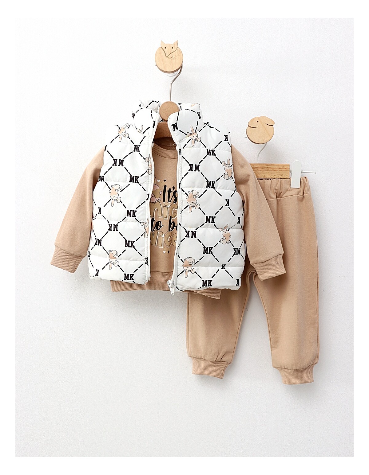 Compleu cu vesta Mk Rabbit, bej
