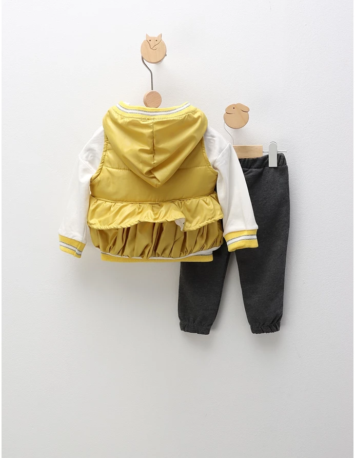 Compleu cu vesta, Rabbit Girl, cu galben picture - 5