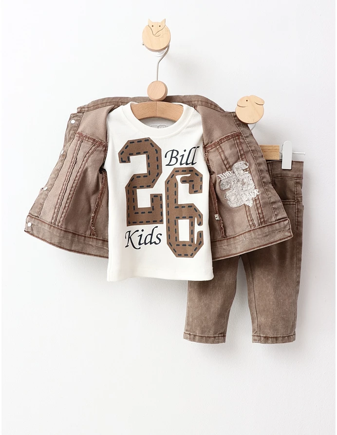 Compleu de blug Bill Kids bej picture - 3