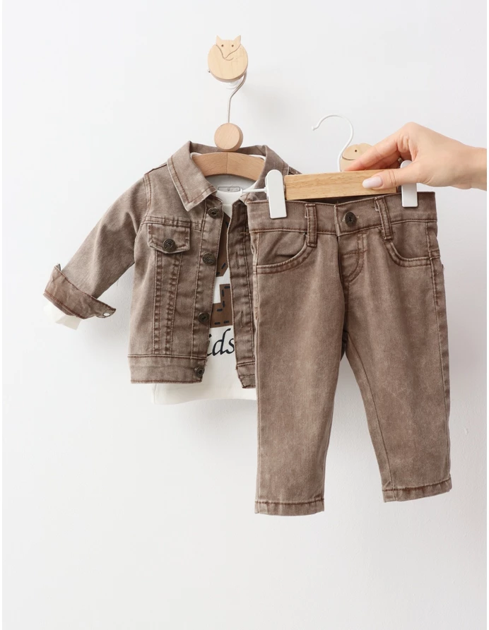 Compleu de blug Bill Kids bej picture - 4