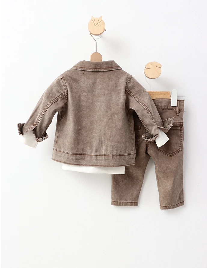 Compleu de blug Bill Kids bej picture - 5